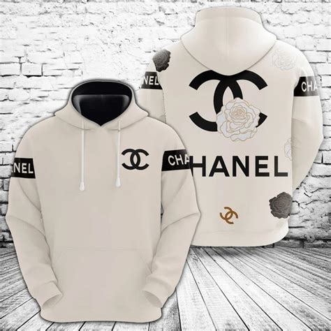 white chanel hoodie|Chanel or die hoodie svart.